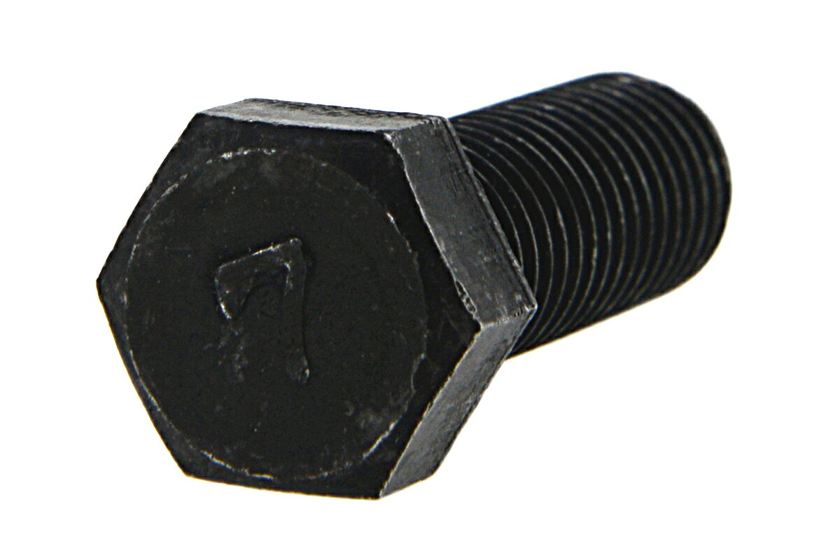 鉄/酸化鉄被膜 [小形] 7マーク 六角ボルト (全ねじ)M10×30　【 バラ売り ： 3本入り 】