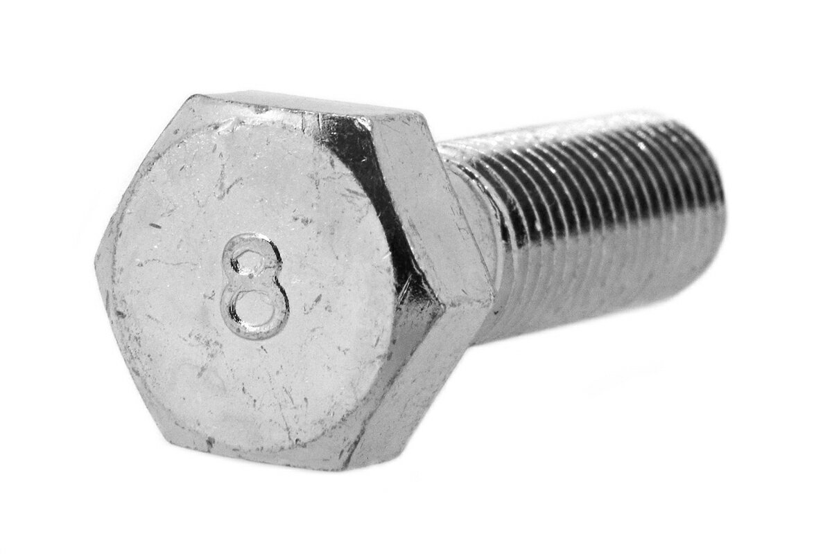 鉄/クロメート 8マーク 六角ボルト (細目・半ねじ)M12×60　《ピッチ＝1.5》 【 バラ売り ： 1本入り 】