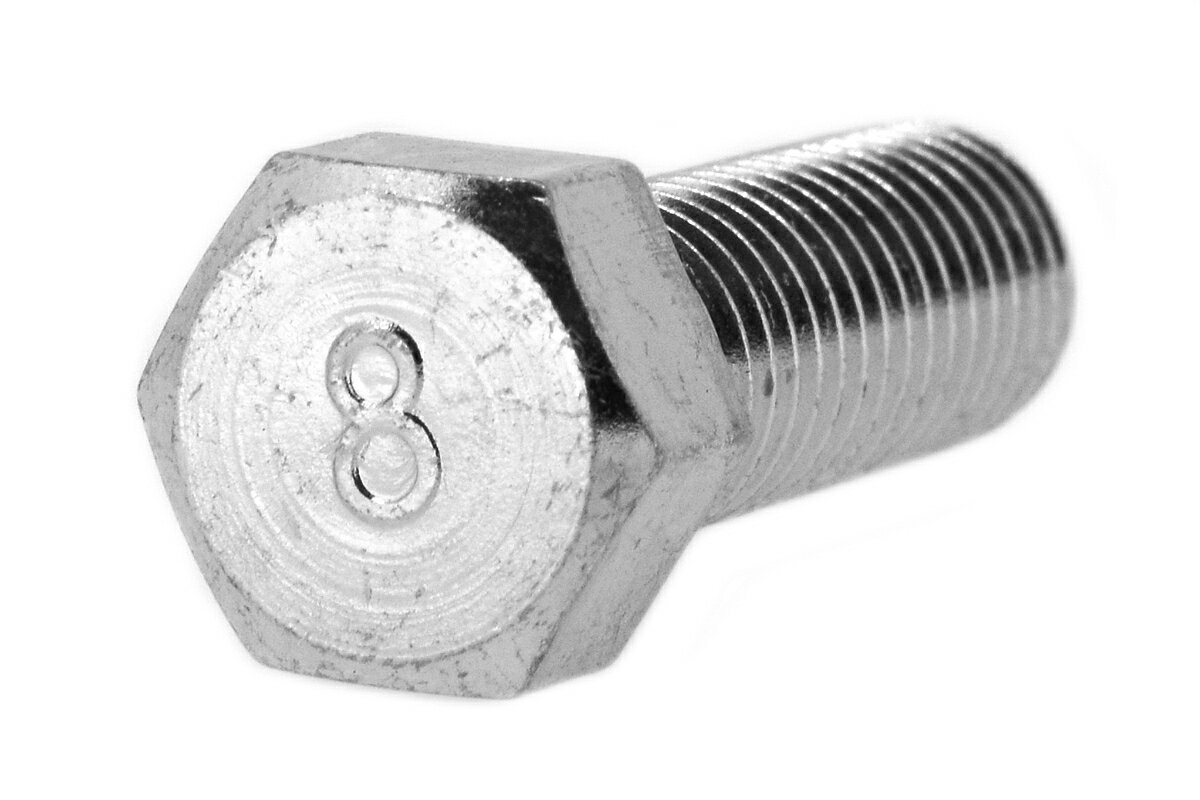 鉄/ユニクロ [小形] 8マーク 六角ボルト (半ねじ)M10×30　【 お得セット ： 30本入り 】