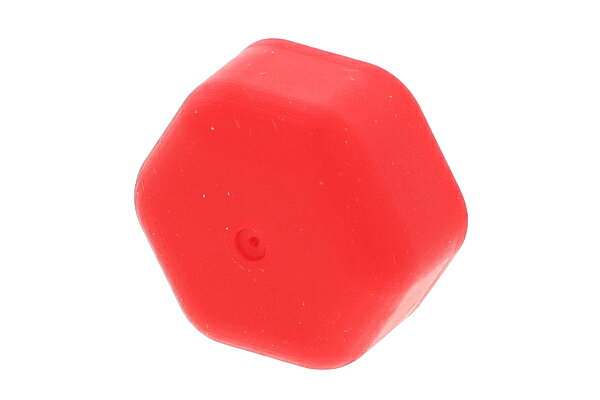 エラストマー/レッド ボルト頭部キャップM8　【 バラ売り ： 3個入り 】