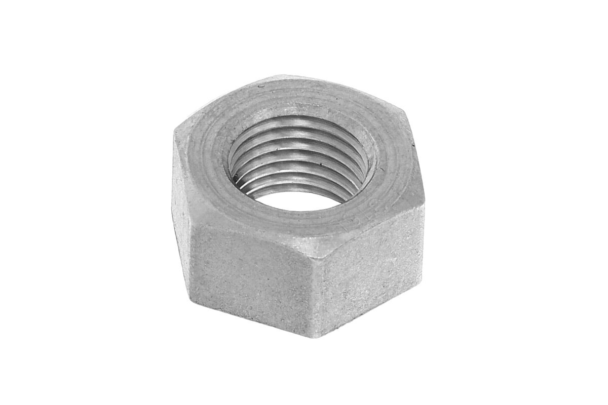 鉄(SCM435)/三価ホワイト 六角ナット [1種] 切削加工 (細目) M14　《ピッチ＝1.5》 【 お得セット ： 1..