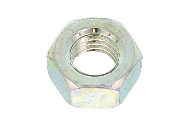 楽天ネジのトミモリ鉄/三価ホワイト 六角ナット [1種] （左ねじ）M42　【 お得セット ： 4個入り 】