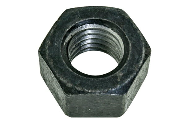 鉄(S45C・焼入れ)/生地 10割 六角ナット [1種] (ユニファイ並目[UNC])1/2-13　【 バラ売り ： 3個入り 】