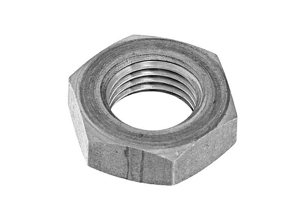 鉄/ユニクロ 六角ナット [3種] 切削加工(左ねじ・細目) M22　《ピッチ＝1.5》 【 バラ売り ： 1個入り 】