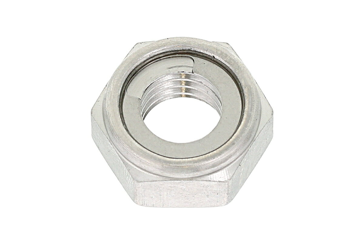 SUS316L/生地 Uナット [SUS316Lリング]M6　【 バラ売り ： 1個入り 】