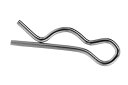 鉄/三価ブラック スナップピン適用軸径(mm): 10 【 バラ売り : 10個入り 】