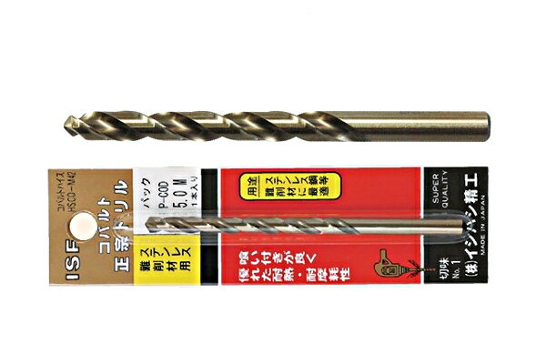 ISF コバルト正宗ドリルP-COD-8.0 (刃径＝8.0mm)　【 バラ売り ： 1パック (1本入り) 】