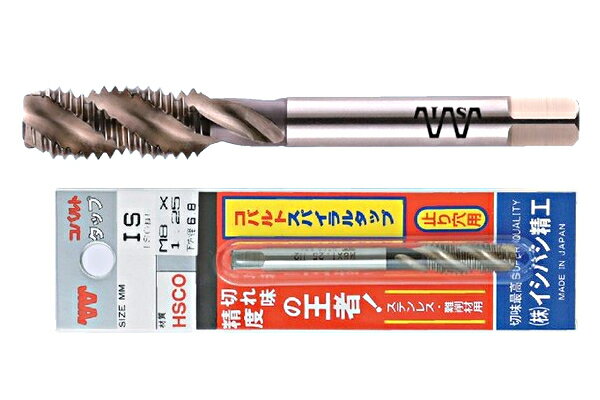 ISF コバルトスパイラルタップM4 並目用 (ピッチ＝0.7mm)　【 バラ売り ： 1パック (1本入り) 】