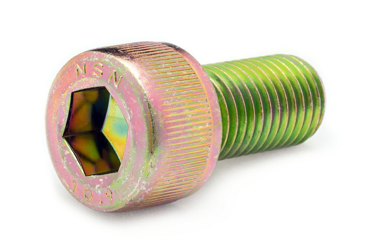 鉄(SCM435)/クロメート キャップボルト (細目・全ねじ)M16×40　《ピッチ＝1.5》 【 お得セット ： 8本入り 】