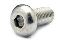 ステンレス/生地 ボタンキャップ (細目・全ねじ)M10×50 《ピッチ=1.25》 【 バラ売り : 2本入り 】