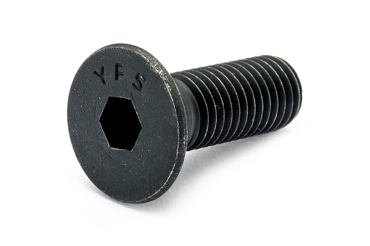 鉄(SCM435)/酸化鉄被膜 サラキャップ (ユニファイ 細目[UNF]・全ねじ)5/16-24×1”1/2　【 バラ売り ： 1本入り 】