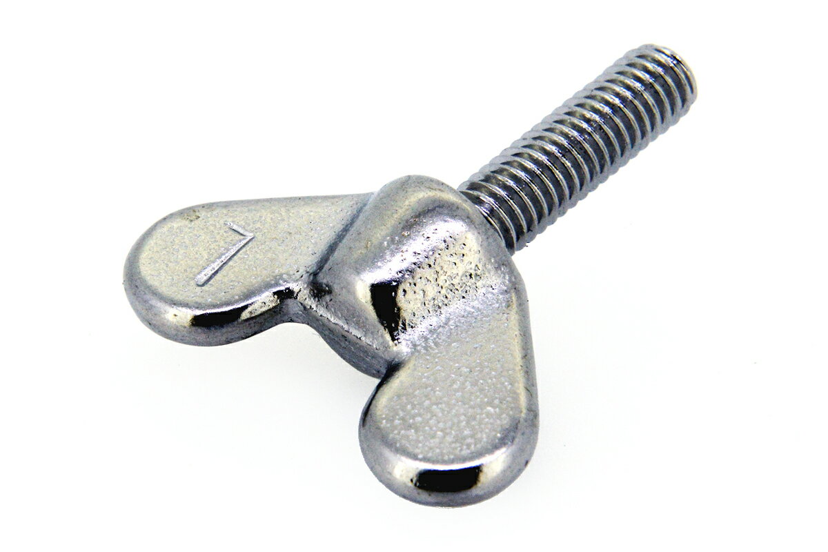 SUS316L/生地 蝶ボルト [1種]M5×10　【 バラ売り ： 1本入り 】