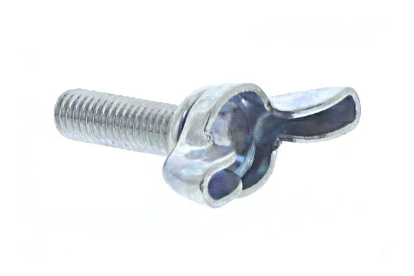 鉄/ユニクロ プレス蝶ボルト [3種・空洞上向き]M5×25　【 お得セット ： 90本入り 】