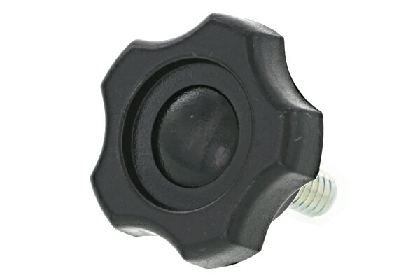 ノブボルト Gタイプ(黒) [大：KGB-3][ねじ部：鉄/三価ホワイト] M10×30　【 バラ売り ： 2本入り 】