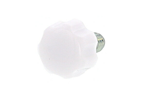 花ボルト (白) [小：No.1][ねじ部：鉄/三価ホワイト] M3×14　【 小箱 ： 1箱／1000本入り 】