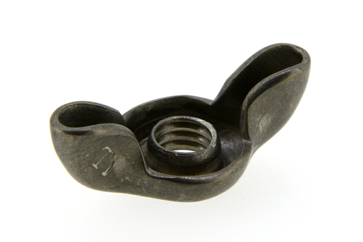 純チタン/生地 プレス蝶ナット [3種・高形 (OPG製)]M6　【 バラ売り ： 1個入り 】