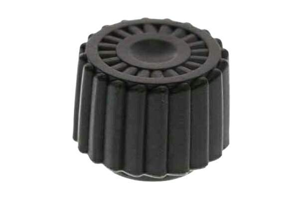 段付グリップナット (黒) [中：No.2][ねじ部：低カドミウム黄銅/生地] M6　【 バラ売り ： 2個入り 】