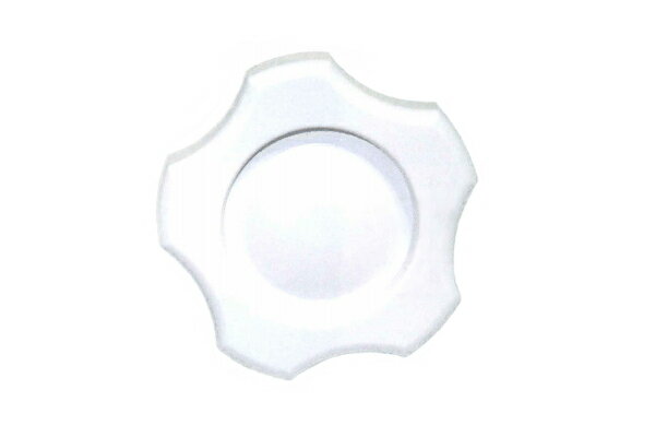 抗菌ノブナット (白) [中：G-2][ねじ部：黄銅/生地] M8　【 小箱 ： 1箱／100個入り 】