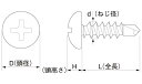 SUS410/パシペート (+)ナベ ドリルねじ (全ねじ)M5×50　【 小箱 ： 1箱／250本入り 】 3