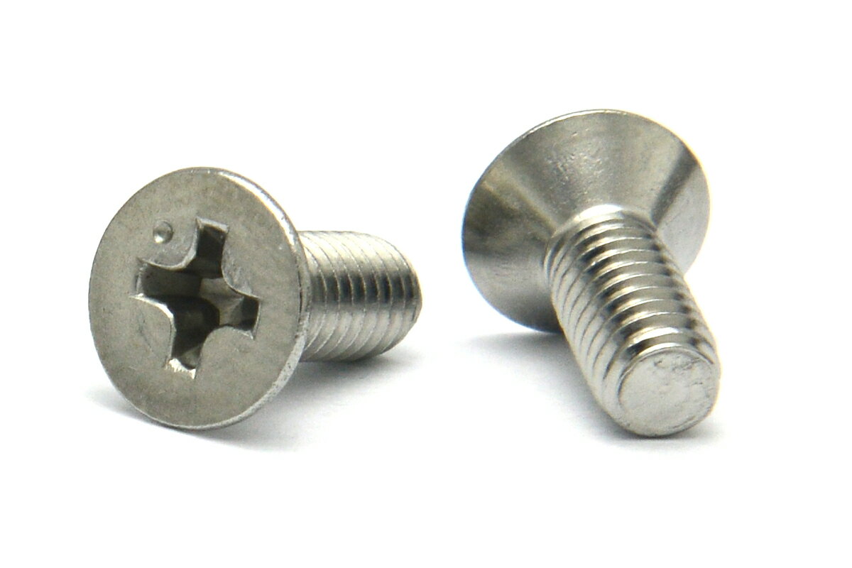 ステンレス/生地 (+) サラ小ねじ (全ねじ)M2．3×10　【 お得セット ： 100本入り 】