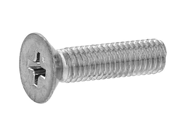 鉄/三価ステンコート (+) サラ小ねじ (全ねじ)M8×30 【 お得セット : 40本入り 】