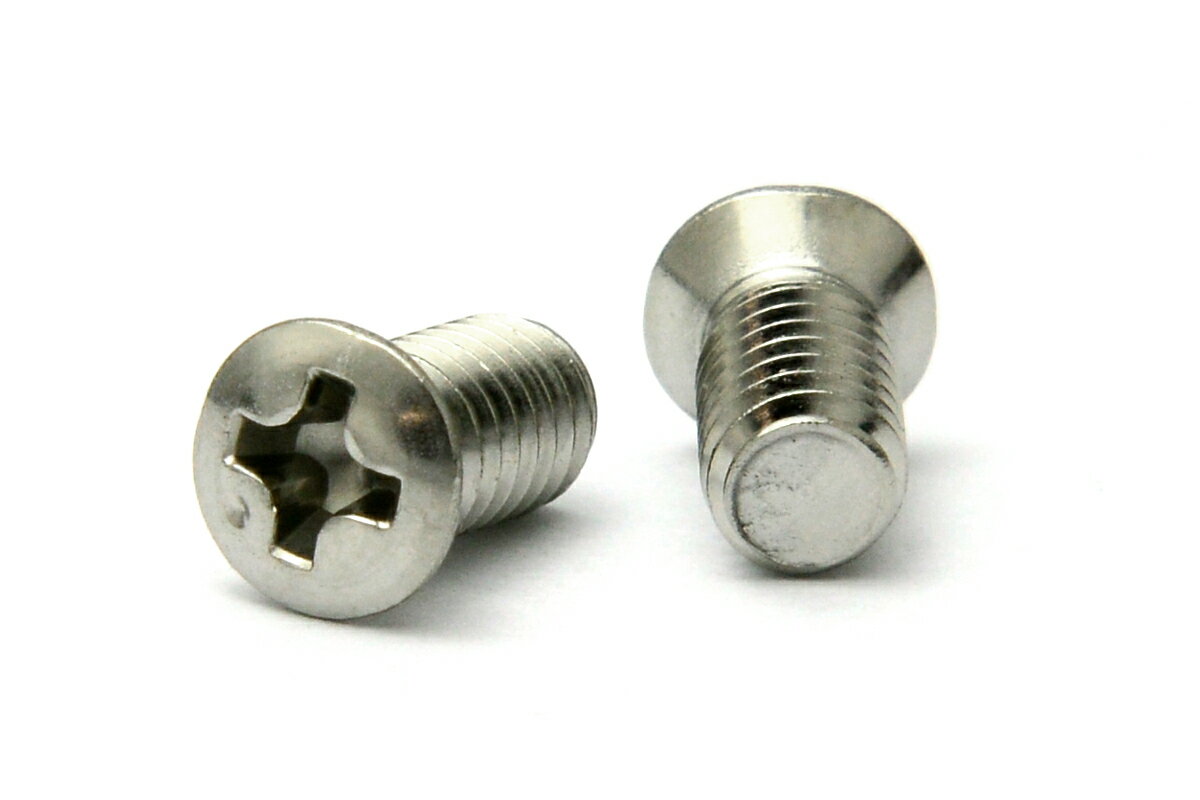 ステンレス/生地 (+) 小頭 丸サラ小ねじM4×6　【 お得セット ： 100本入り 】