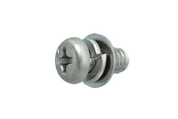 鉄/生地 (+)ナベセムス [P=4]M3×11　【 バラ売り ： 10本入り 】