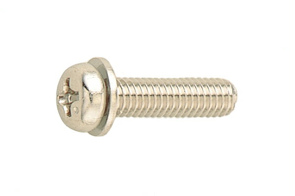 黄銅/ニッケル (+)ナベセムス [PK=1]M3×14　【 お得セット ： 100本入り 】