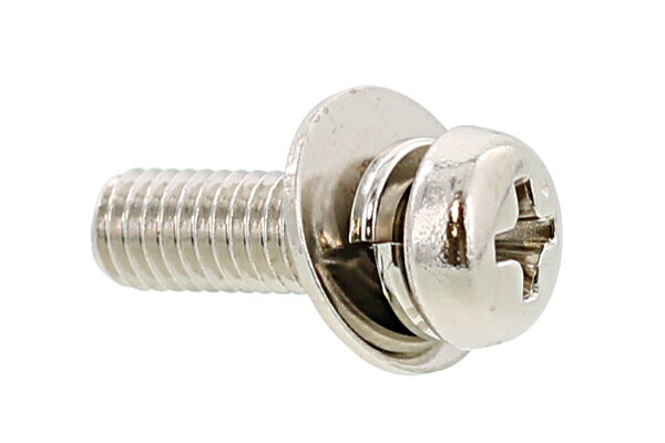 鉄/ニッケル (+)ナベセムス [P=3] ピタック(薄板用)M4×8　【 バラ売り ： 10本入り 】