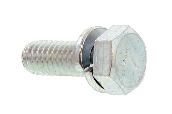 鉄/三価ホワイト 7マーク トリーマセムス [P=2]M6×25　【 小箱 ： 1箱／450本入り 】