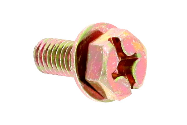 鉄/クロメート(黄褐色メッキ) (+ー)トリーマセムス [P=1]M6×8　【 小箱 ： 1箱／600本入り 】