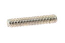 鉄/三価ホワイト 寸切ボルト (ウィット)W3/8×30 【 バラ売り : 4本入り 】