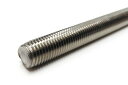 ステンレス/生地 メーター寸切ボルト (左ねじ)M5×1000 【 お得セット : 4本入り 】(4)