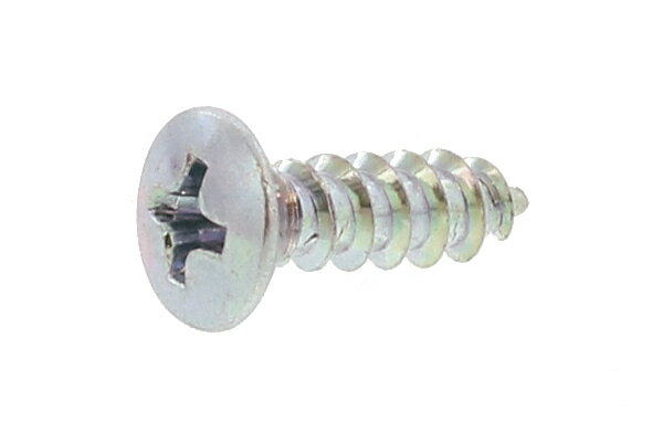 鉄/三価ホワイト (+) 丸サラタッピング [1種A形]M3×40　【 お得セット ： 100本入り 】