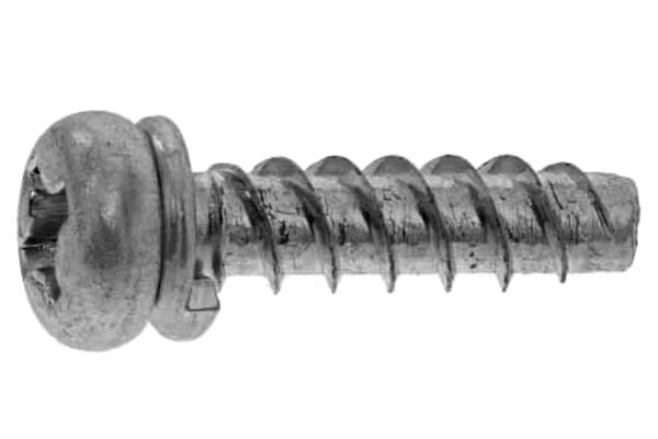 鉄/三価ブラック (+)ナベ サンコータイト Pタイプ [P=2]2×6　【 バラ売り ： 10本入り 】