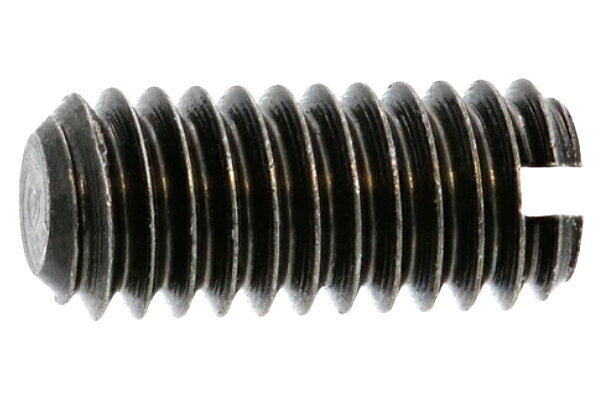 鉄/三価ブラック (-)止めねじ (平先)M2×3　【 お得セット ： 80本入り 】