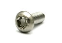 ステンレス/生地 (トルクス) ボタンキャップ (全ねじ)M8×30 【 バラ売り : 3本入り 】