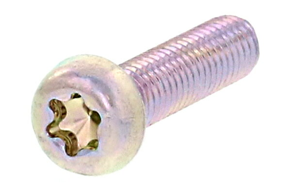 鉄/三価ホワイト (トルクス) ナベ小ねじM4×25　【 小箱 ： 1箱／700本入り 】