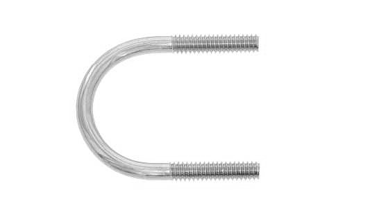 鉄/生地 Uボルト [鋼管用] (ウィット)W3/8×32A (1”1/4)　【 お得セット ： 20本入り 】