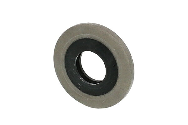 鉄/生地 シールワッシャー [標準タイプ／フッ素ゴム] キーパー製 M4　【 バラ売り ： 1個入り 】