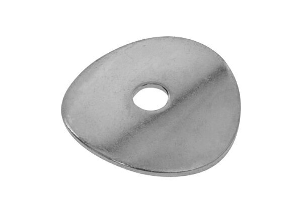 鉄/クロメート(黄褐色メッキ) 亀ワッシャーM6用 (25×1.2)　【 お得セット ： 100個入り 】