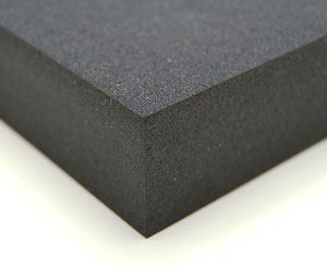黒セルスポンジ　厚さ30mm × 100mm × 100mm 【 4枚 】