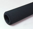 スポンジグリップ 黒色(ブラック)/ 赤色(レッド) 直径25mm × 1000mm 【 2本入 】