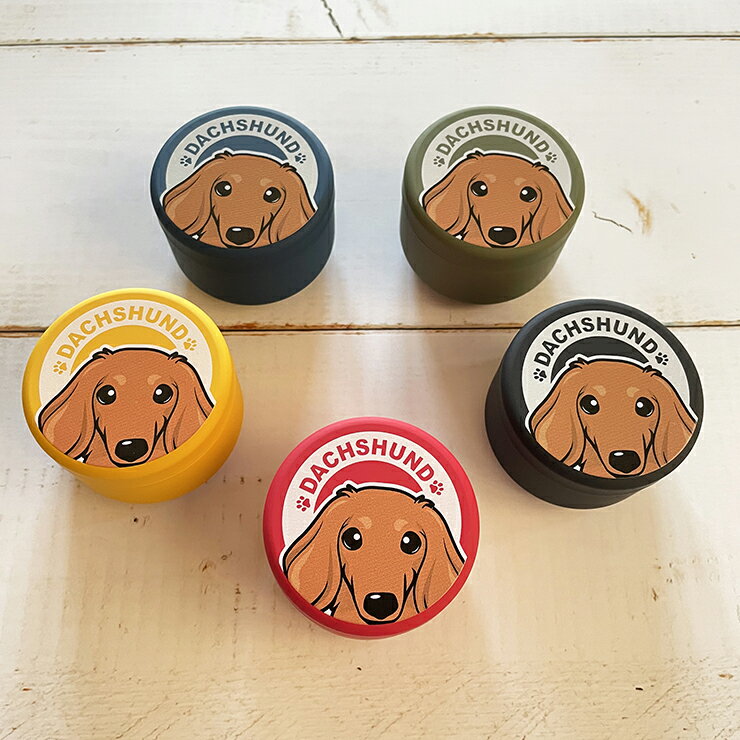 おやつ缶 ダックス 茶 小 トリーツケース