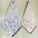 コーギー ハンドタオル ハンカチ グッズ ミニタオル ハンカチ 大人 可愛い