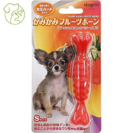 DM-404 かみかみフルーツボーン(セミハード)S ストロベリー 4973640415014