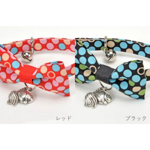 【メール便】CAT Amo.k アモワークス キャット　金魚 カラー レッド ブラック S M サイズ 猫用首輪 セーフティバックル 810050