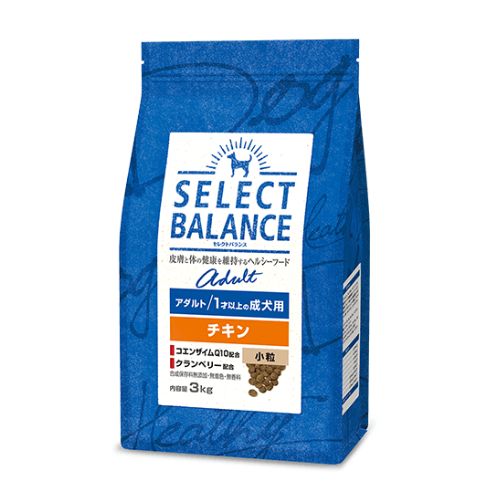 乐天商城 - セレクトバランス アダルト チキン 小粒(成犬用）3kg ドッグフード ドライ 送料無料
