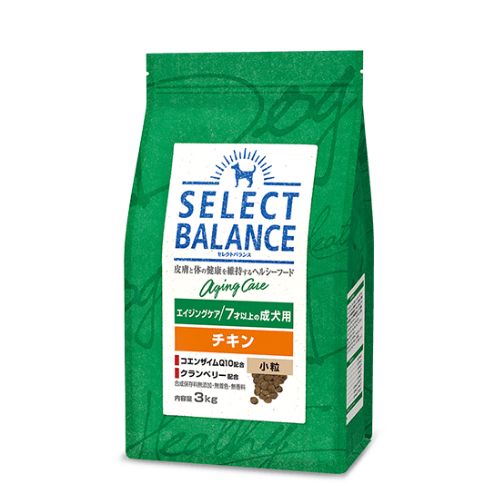乐天商城 - セレクトバランス エイジングケア チキン 小粒(高齢犬用）3kg ドッグフード ドライ 送料無料