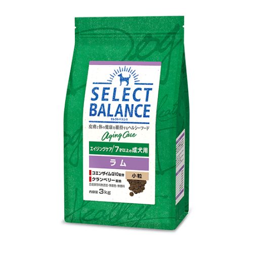 乐天商城 - セレクトバランス エイジングケア ラム 小粒(高齢犬用）3kg ドッグフード ドライ 送料無料